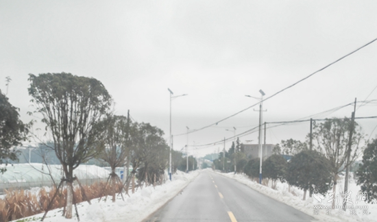 省道S356董家垅-朱新線路口9.3公里，都清理到邊，路面不見雪 高橋鎮(zhèn).jpg